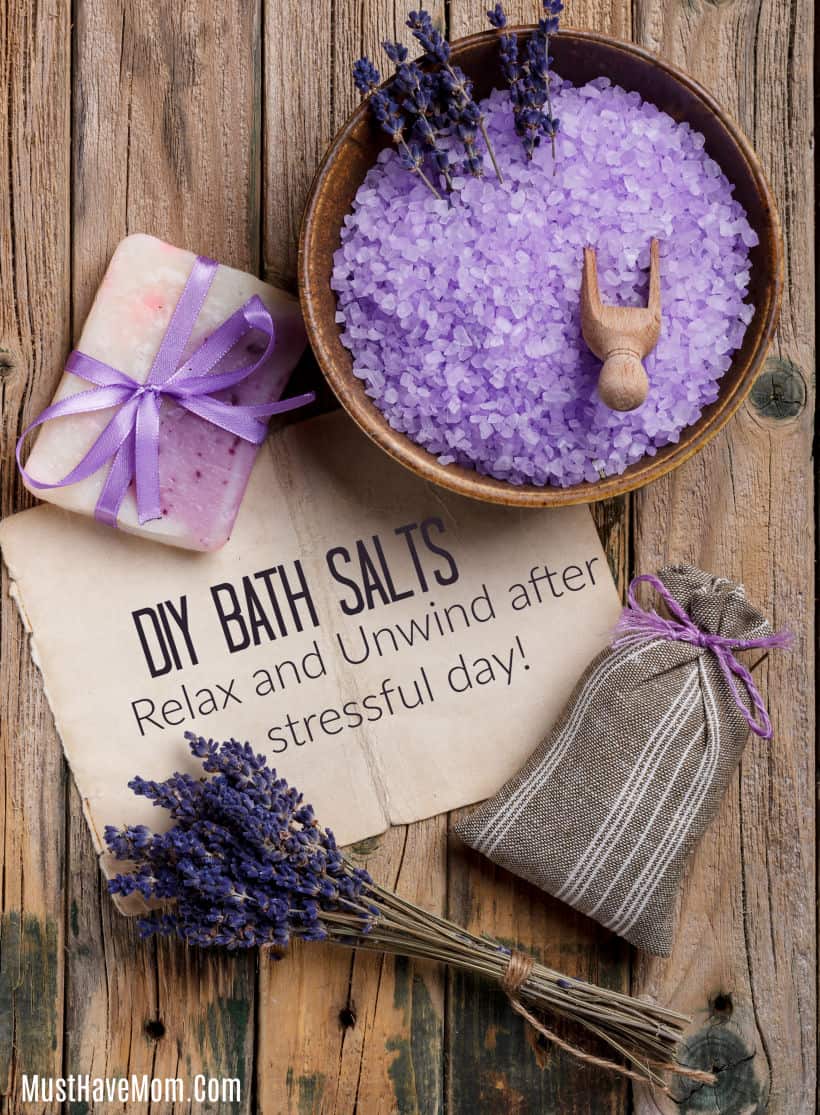 DIY bath salts