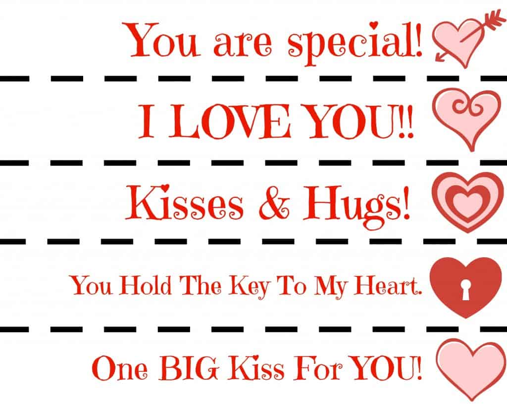 Huge Rice Krispie Kiss Printable Papers