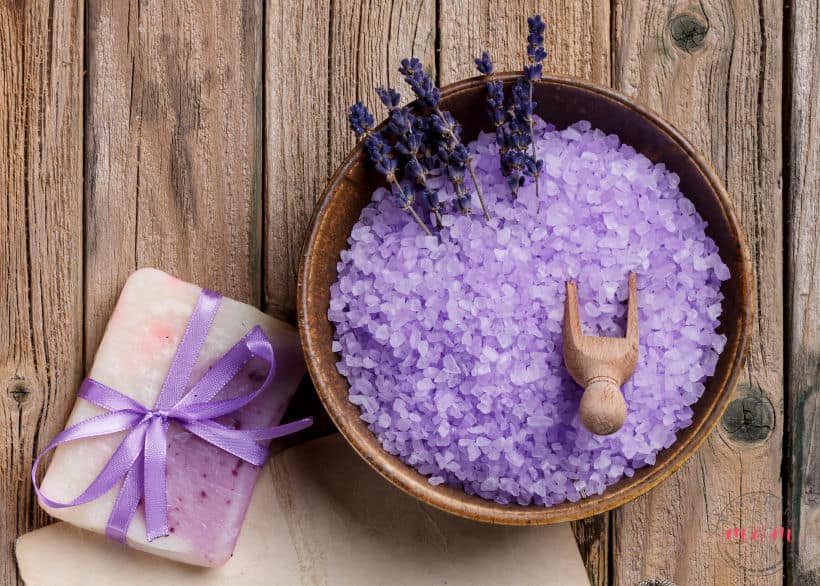 purple bath salts