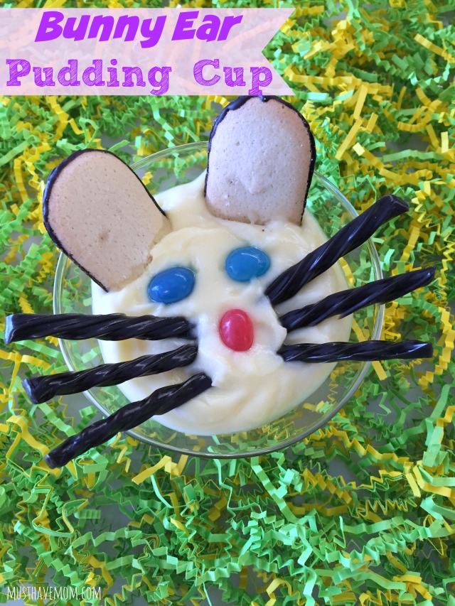 Cute Easter Bunny Ear Pudding Cup!