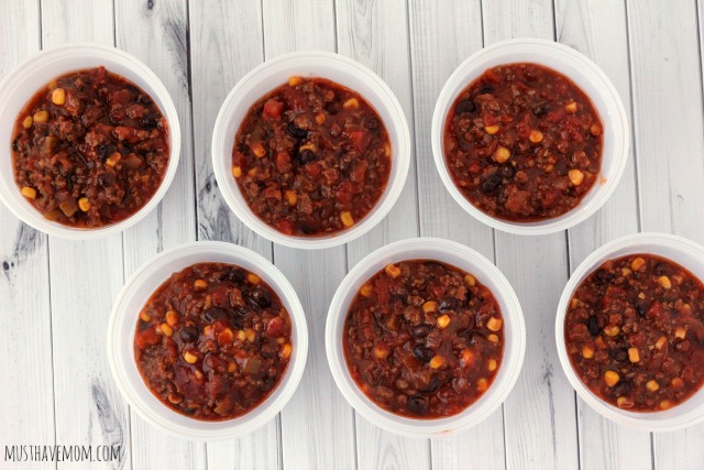 Freezer Meal Taco Soup Recipe