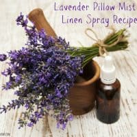 DIY Lavender Pillow Spray and Linen Mist