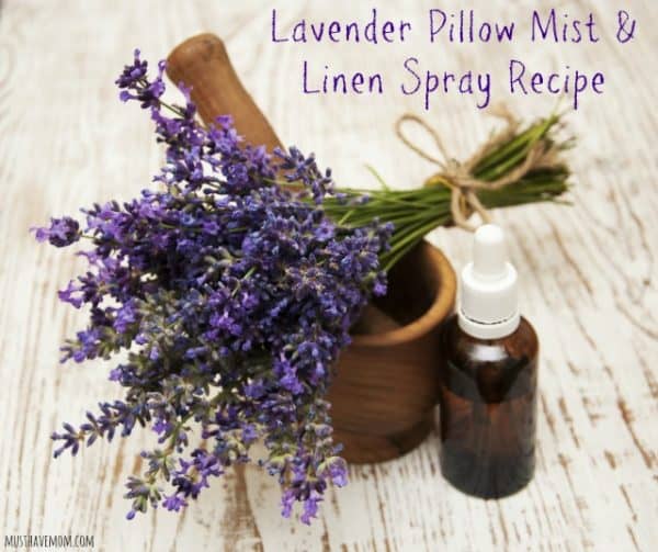 DIY Lavender Pillow Spray and Linen Mist