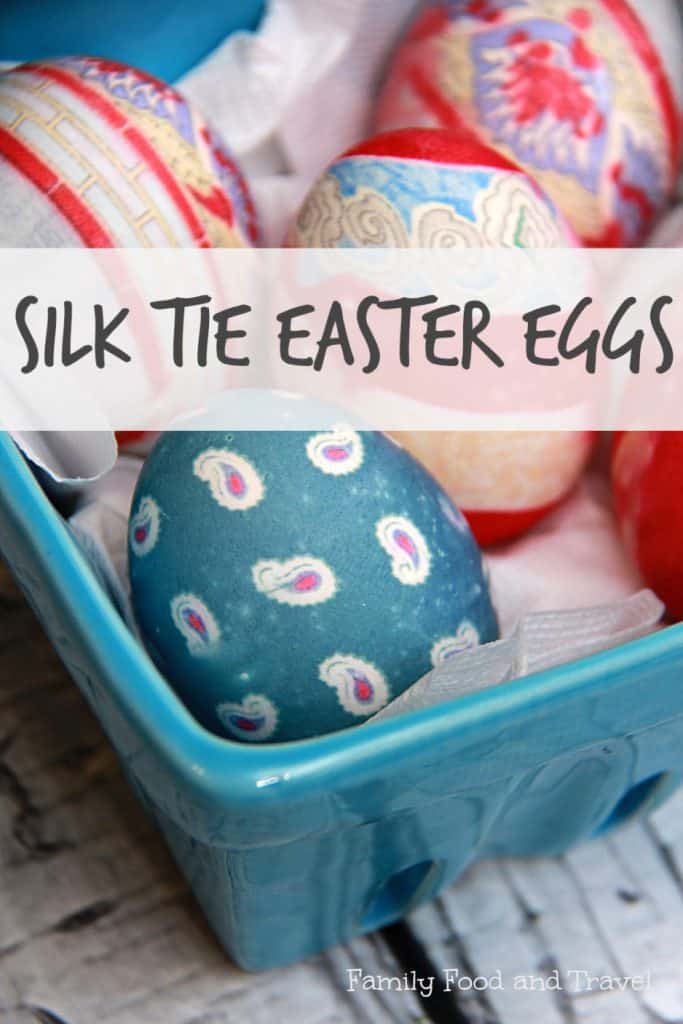 Silk Tie Easter Eggs DIY