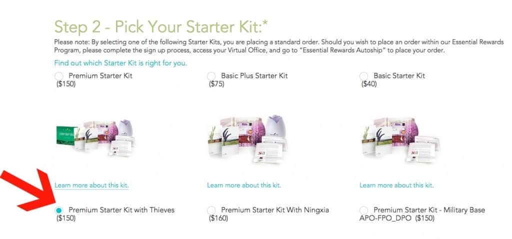 Young Living Starter Kit with Thieves