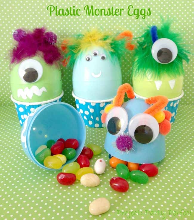 Plastic Monster Easter Eggs