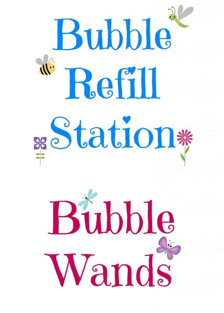 Bubble Station Free Printable