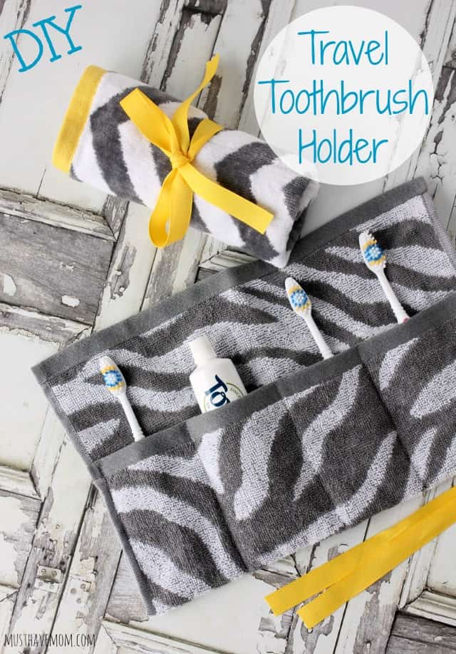 DIY Travel Toothbrush Holder