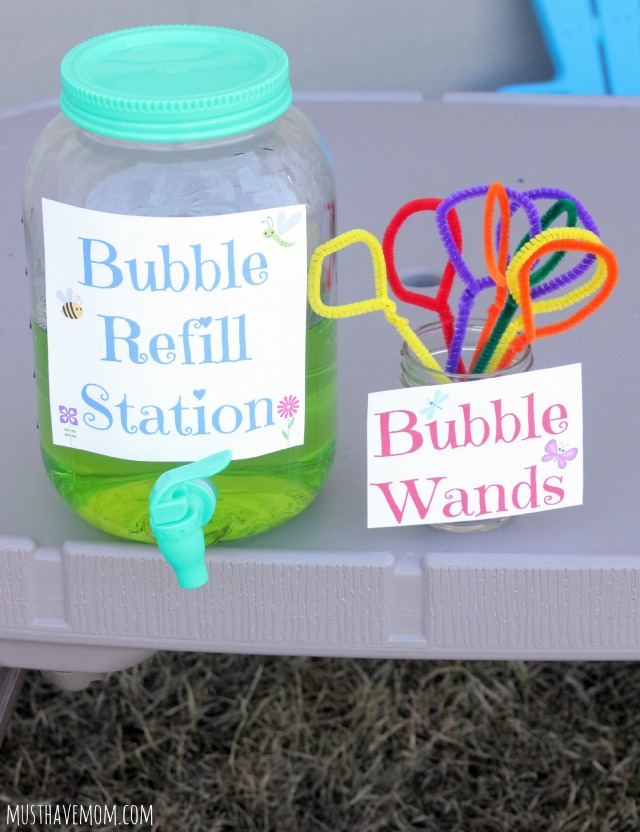 Homemade Bubble Wands for Kids - Toddler Approved