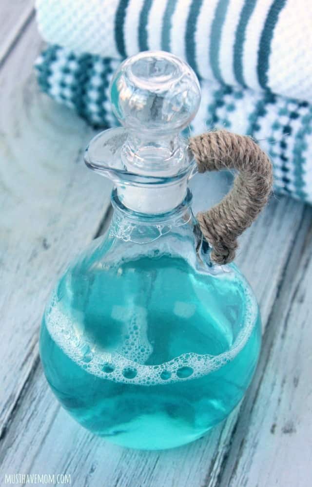 Easy DIY Nautical Dish Soap Bottles - Must Have Mom