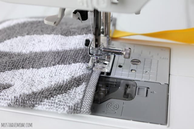 Sew along the edge