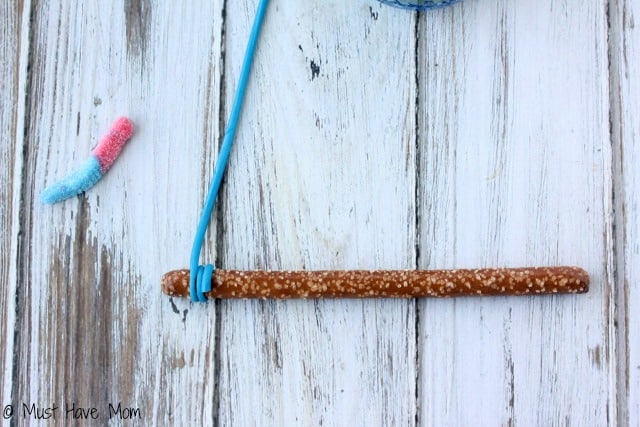 Pretzel Fishing Rods Party Food Idea