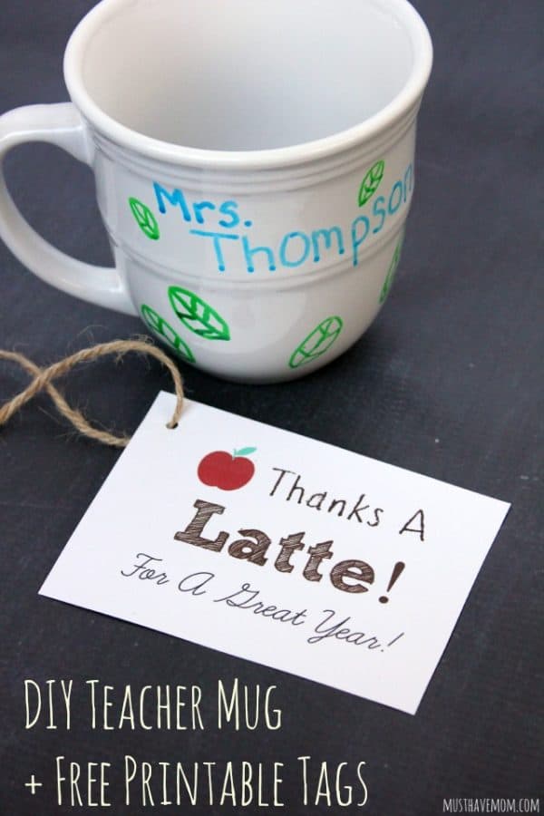 DIY Personalized Teacher Mug + 