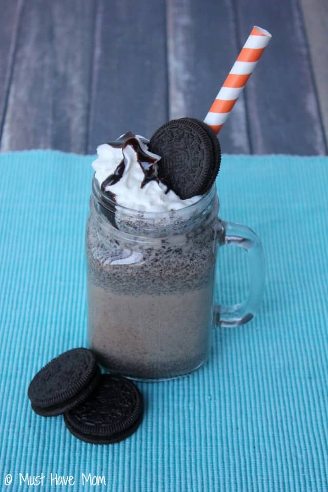Dunkin Donuts Oreo Iced Coffee Recipe using Dunkin Donuts K Cups Chocolate Glazed Donut Variety! Great Summer Drink to cool off with! Best iced coffee I've ever had!