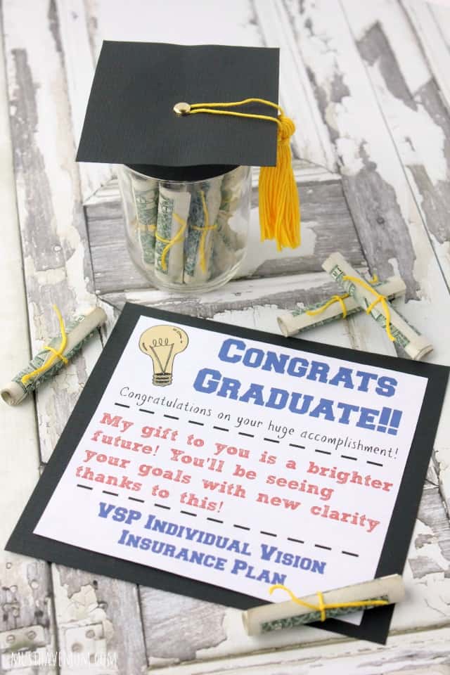 Graduation Gift with Dollar Diplomas (with video)