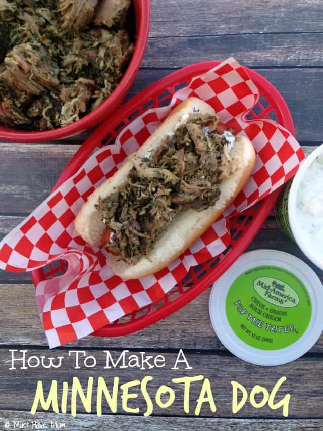 How To Make A Minnesota Dog! Porketta topped Franks with Top The Tater! Regional Minnesota Recipe