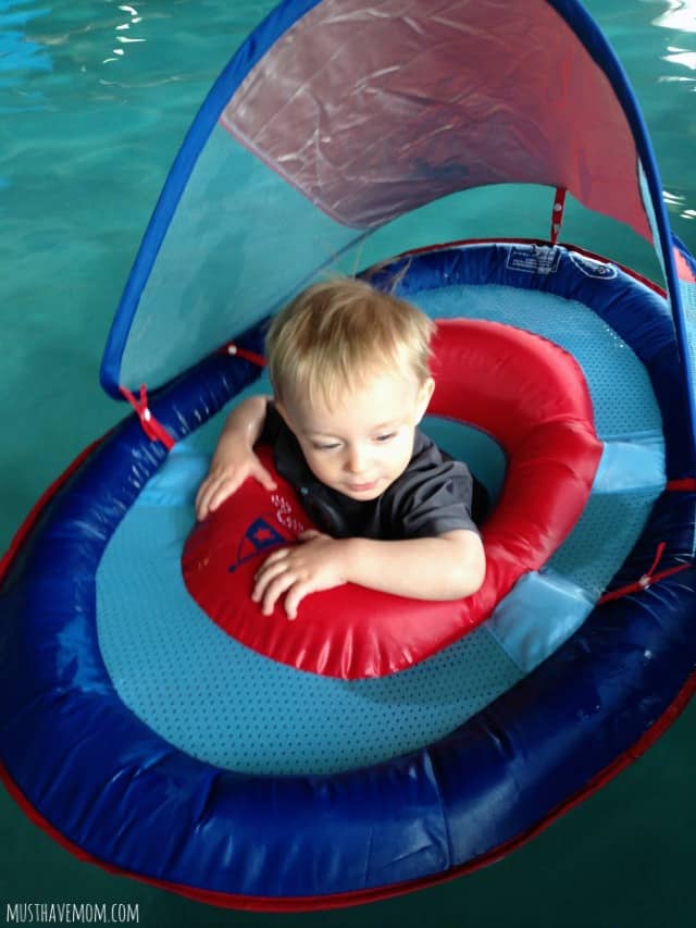 mom and baby pool float