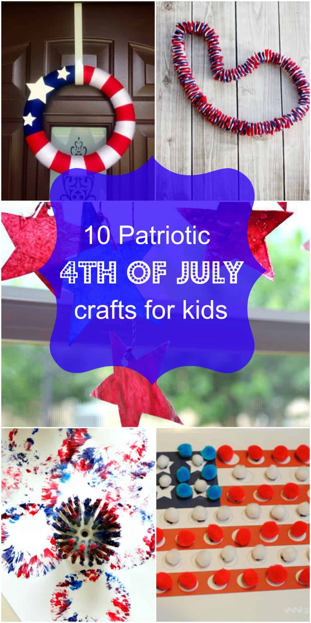 10 Patriotic 4th of July Crafts For Kids To Make!