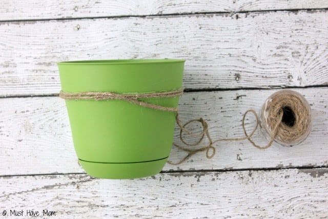 DIY Flower Pot Tutorial - Easy Flower Pot Using Jute