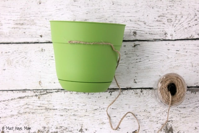 DIY Flower Pot Tutorial - Easy Flower Pot Using Jute