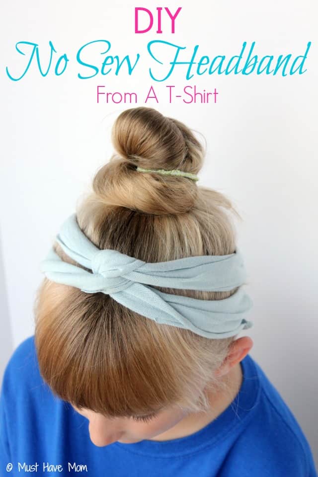 DIY - Cotton Sports Head Band - No Sew 