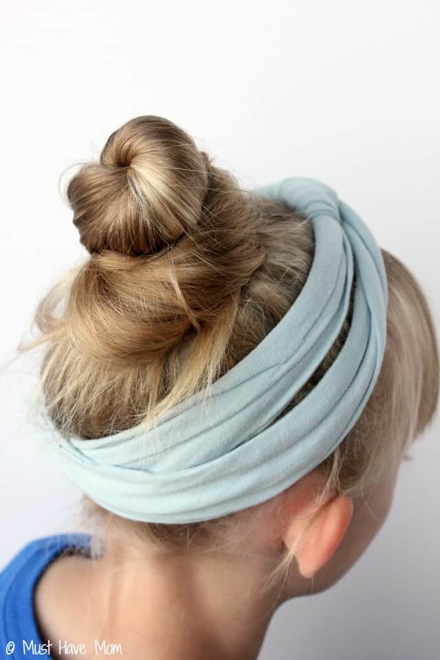 DIY - Cotton Sports Head Band - No Sew 