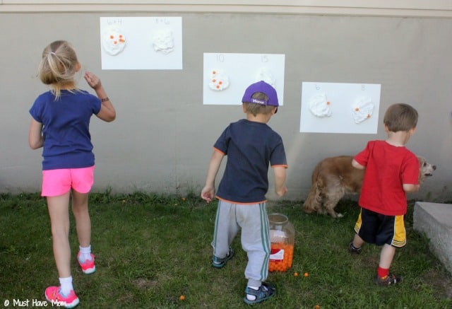 Outdoor Math Game Idea! + Tips and Ideas to prevent the Summer slide the fun way! 