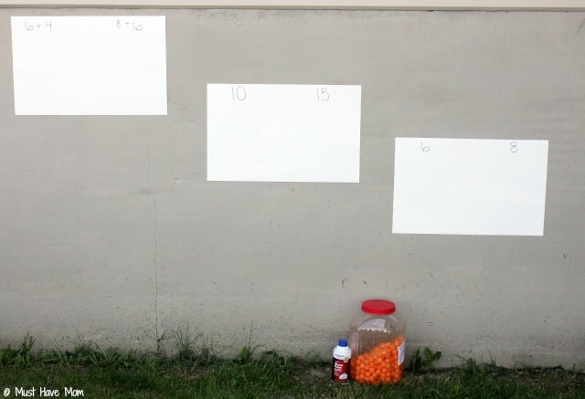 Outdoor Math Game Idea! + Tips and Ideas to prevent the Summer slide the fun way! 