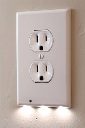 How to easily add night lights to your outlet covers