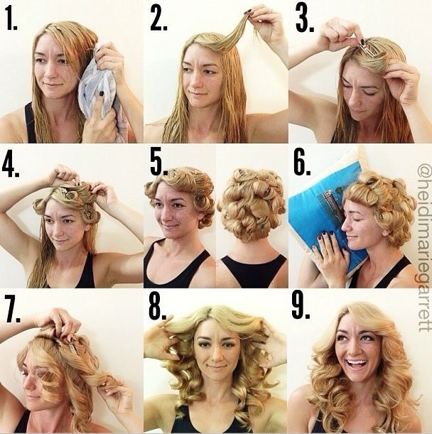 How to make shop hair wavy without heat