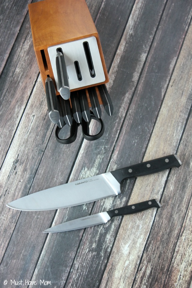 Momma Told Me: Calphalon Self-Sharpening Cutlery, Rustic Homemade Pizza  Recipe + Giveaway 11/8