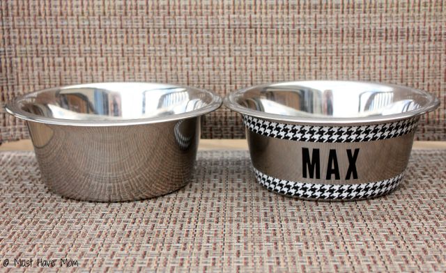 Monogram hotsell dog bowls