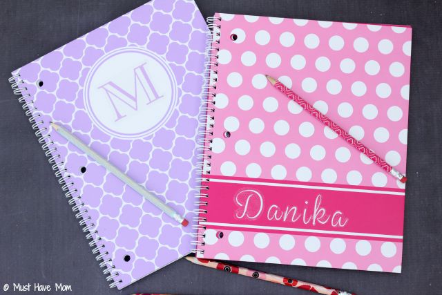 DIY Washi Tape Notebooks and Pencils