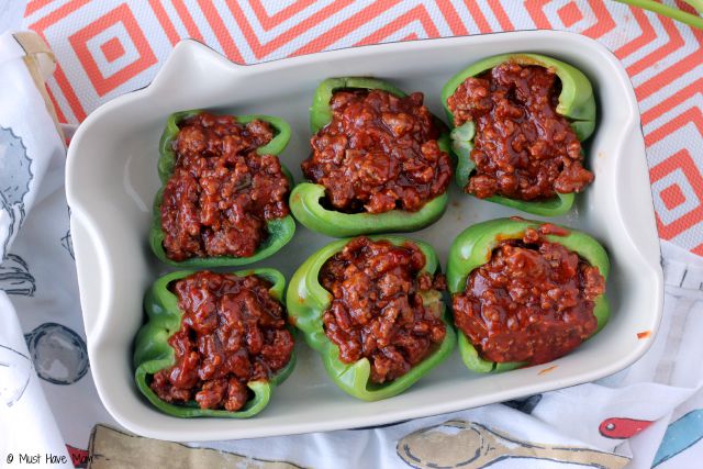 Sloppy Joe Stuffed Peppers Recipe. Put a new twist on stuffed green peppers with this sloppy joe recipe!