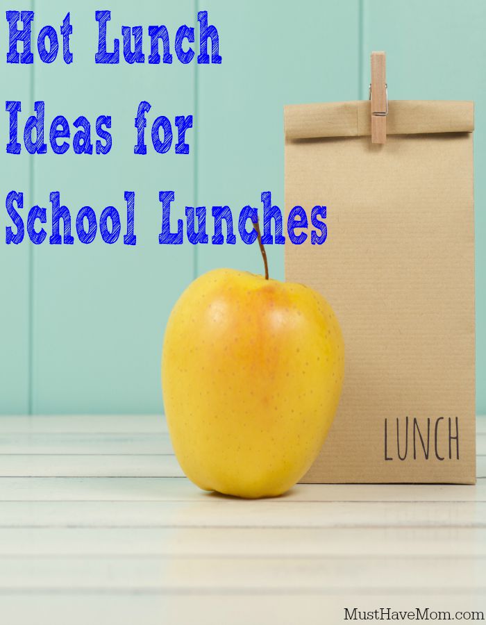 Hot School Lunch Ideas for Kids - The Organised Housewife