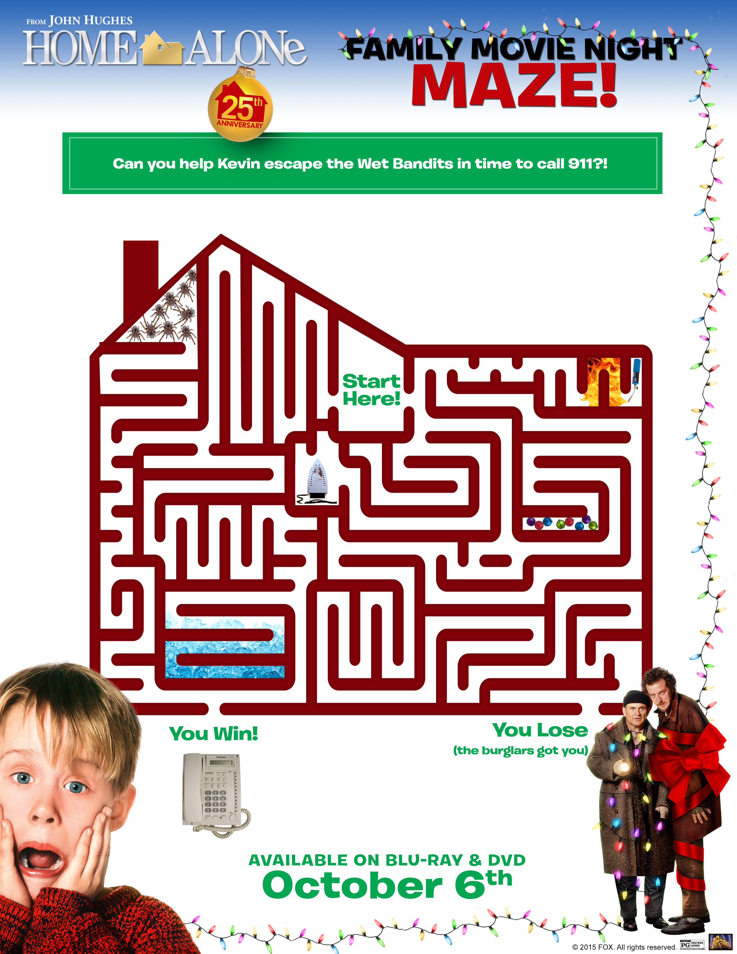 Free Home Alone Activity Printables