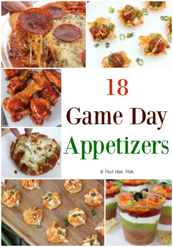 18 Game Day Appetizers - Must Have Mom