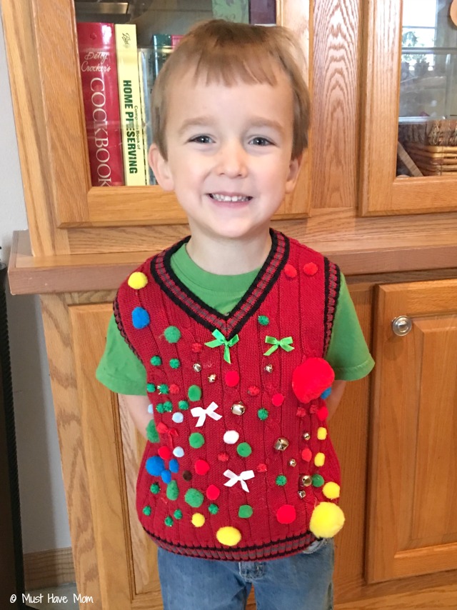 Diy kids ugly christmas hot sale sweater