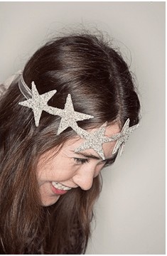 DIY Glittery Star Headband