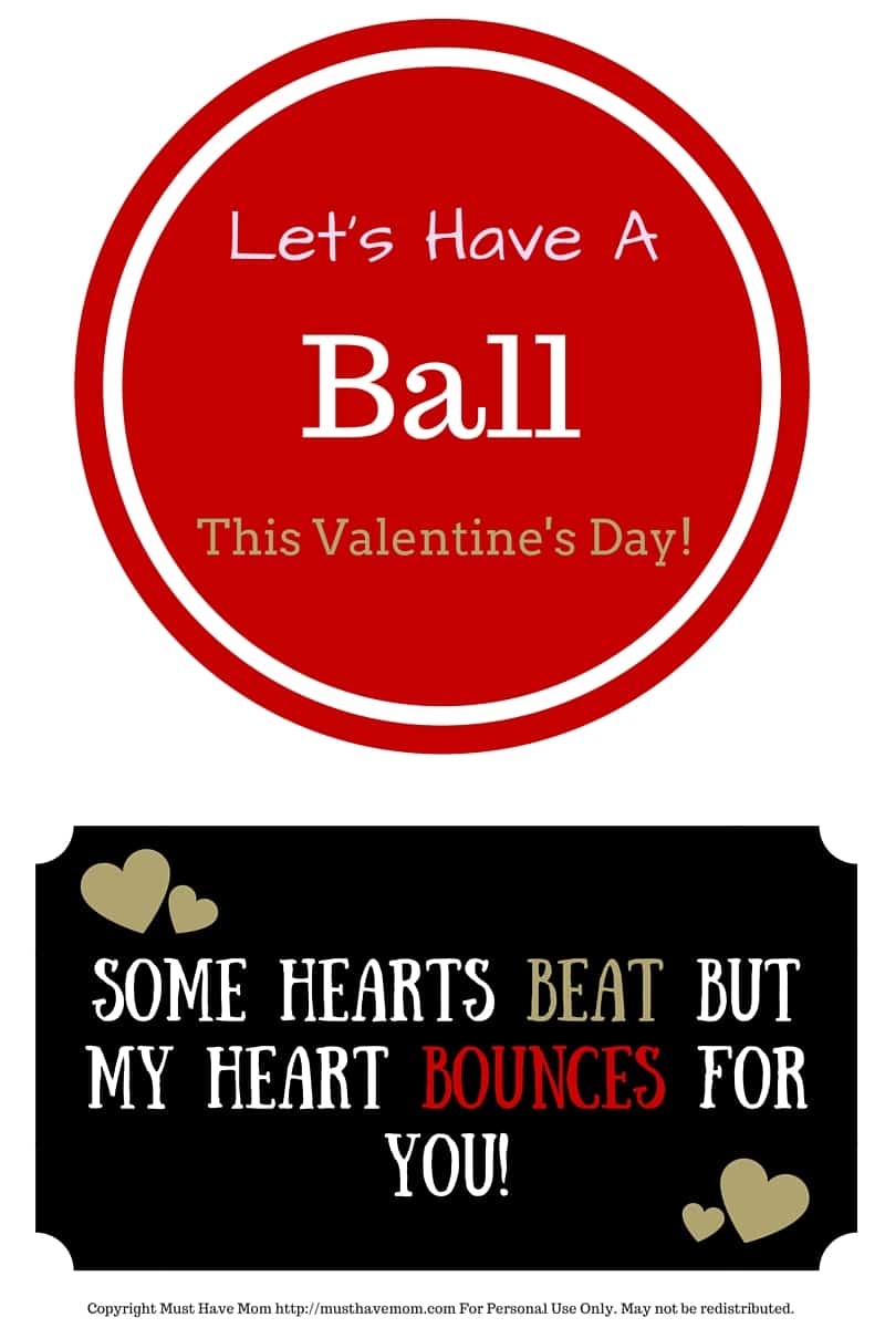 Valentine's Day Date Night In Idea with free printables! Have a fun ping pong date night at home. Free ping pong ball printables to create your themed date night. No sitter on Valentine's Day doesn't mean you can't have a fun date night at home!