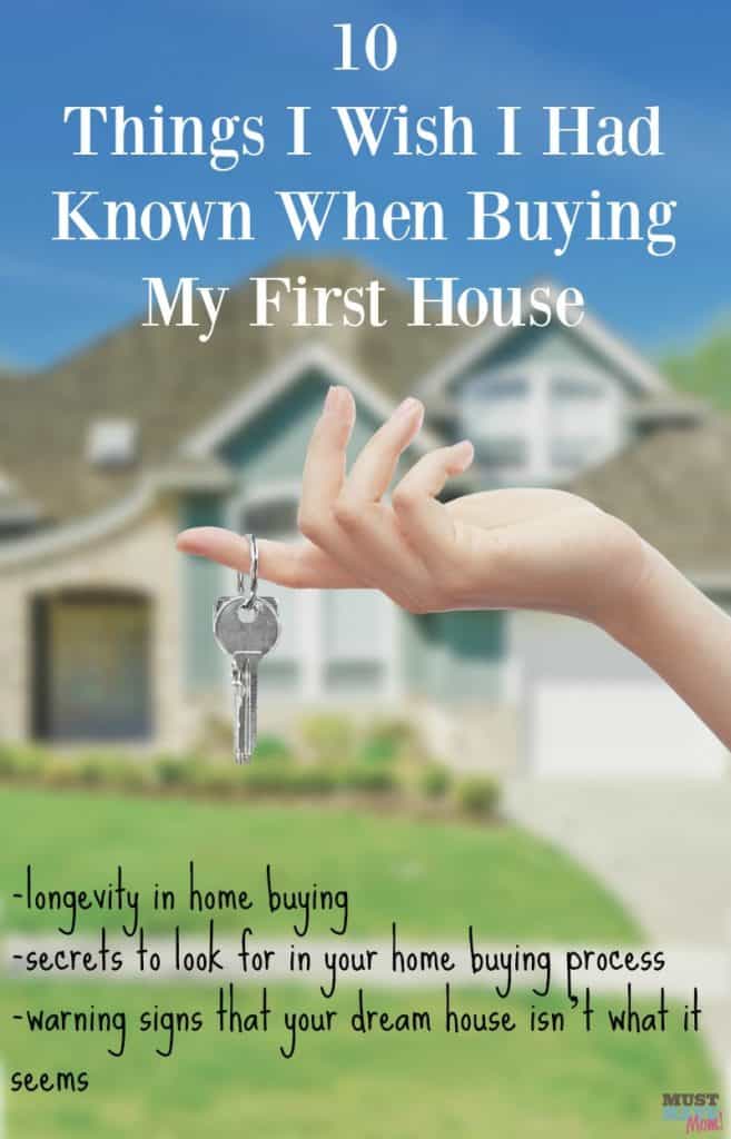 10 Things I wish I had known when buying my first house