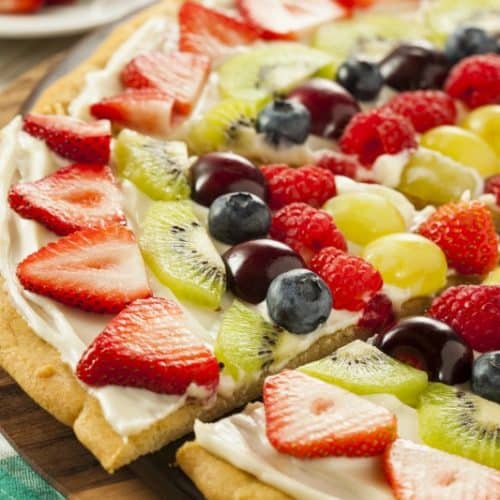 The Best Fruit Pizza Recipe Made From Scratch! - Must Have Mom