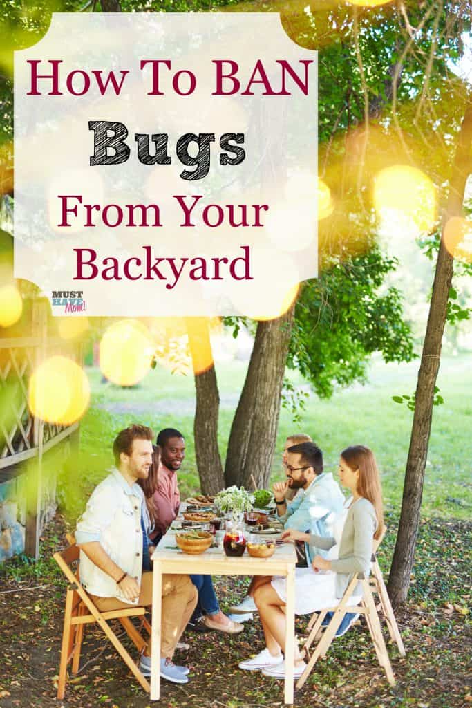 How To Get Rid Of Bugs In Your Backyard & Enjoy Your Backyard BBQ ... - How to ban bugs from your backyard party! Prevent mosquitoes in your yard.  Easy