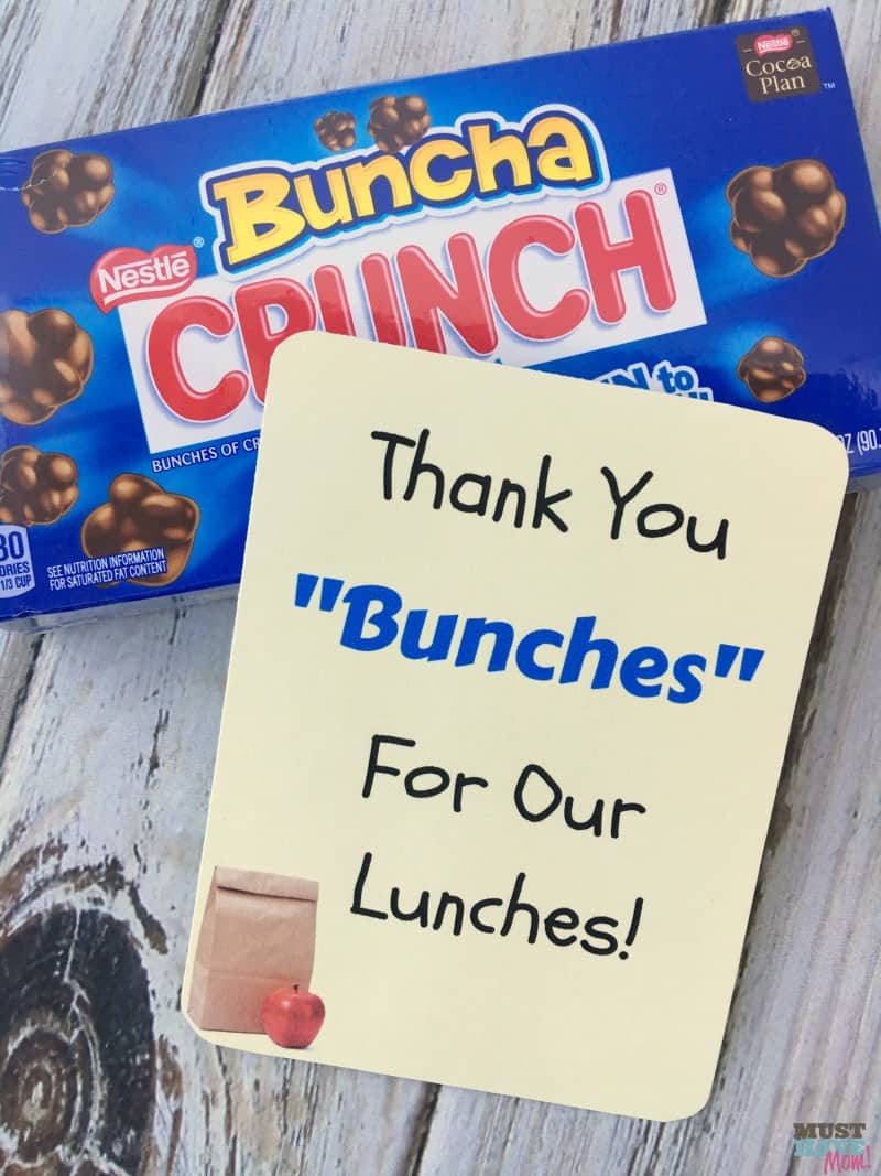 Free School Lunch Hero Day Printable Thank You Cards For Cafeteria Staff!