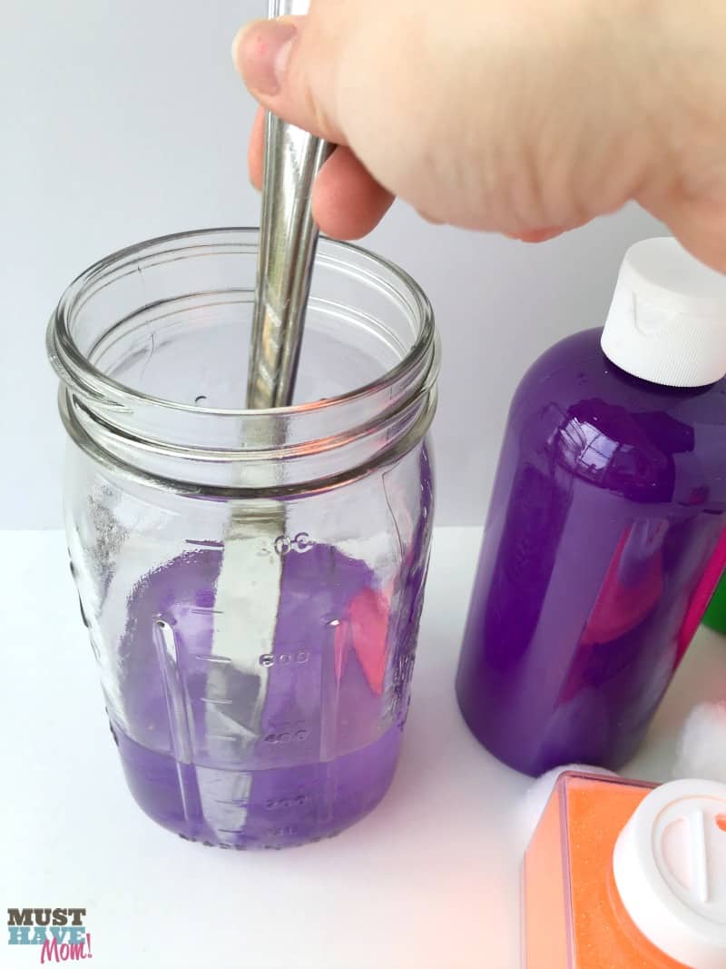 Disney Star Darlings Galaxy Jar Craft Idea with step by step instructions! Fun galaxy jar that can be used as a calming jar or decoration. Inspired by Star Darlings book series. Great kids DIY project. Rainy day craft!