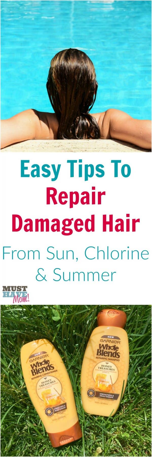 How To Repair Hair Damaged From Sun And Chlorine (The EASY Way!) Must