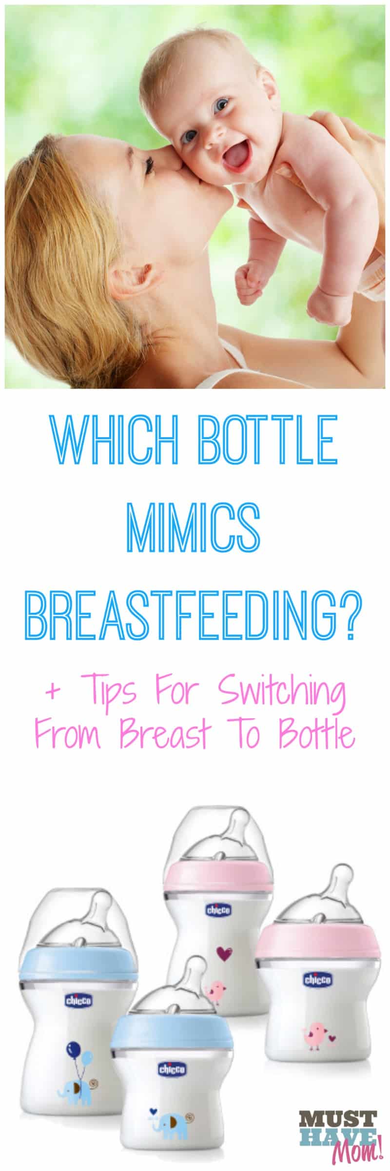 Which bottle most closely mimics breastfeeding? Tips from a mom of 4 and RN on which bottle is best when switching between bottle and breast!