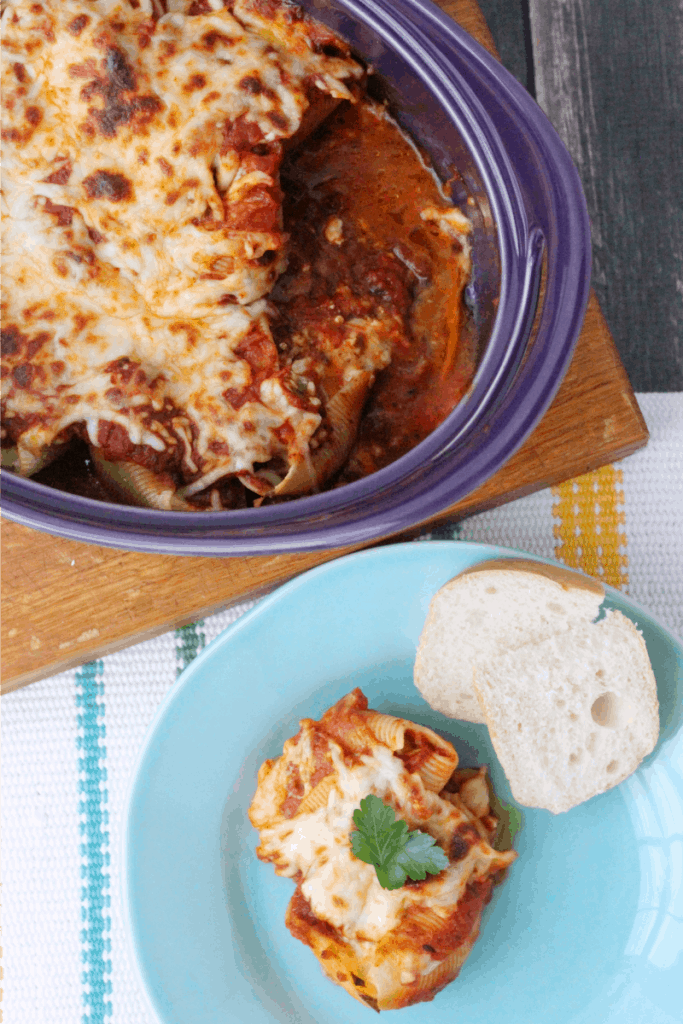 Easy Meatball Parmesan Stuffed Shells Recipe - Must Have Mom