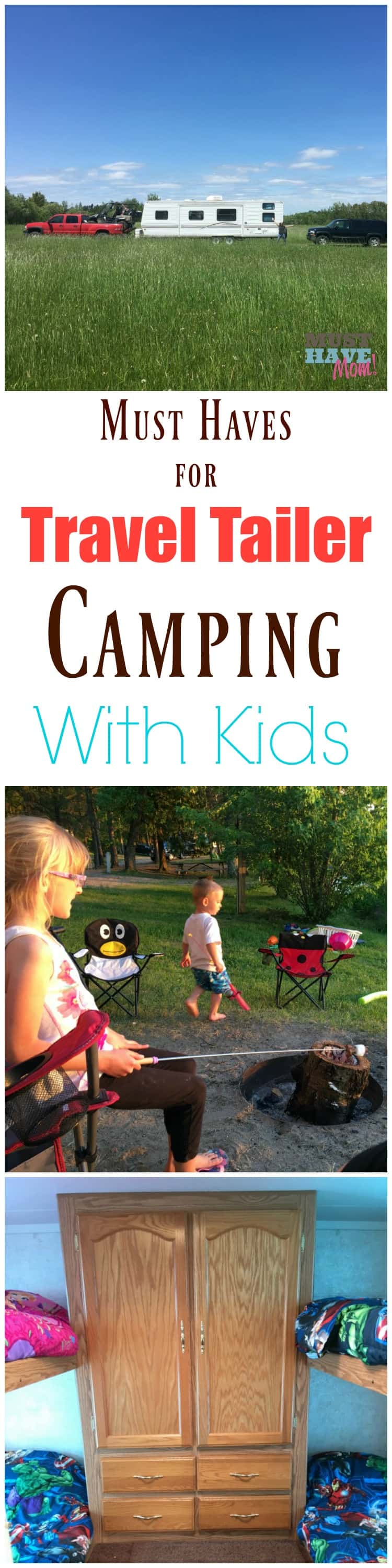 10 Must haves for travel trailer camping with kids. Make sure you have these 10 things on your next camping with kids trip!