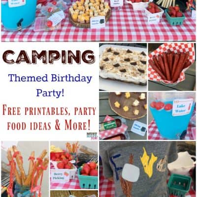 Camping Themed Birthday Party Ideas, Camping Party Food & Free Camping Party Printables!